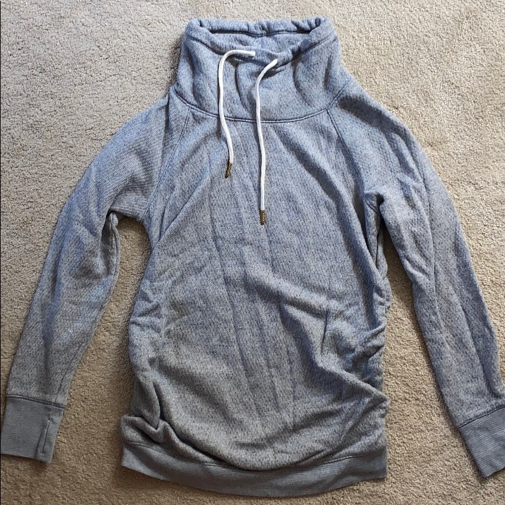Maternity cowl neck sweatshirt-size XS
